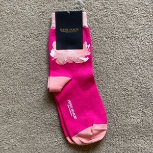 Pepper Harow Wild Flower Rose Ladies Socks